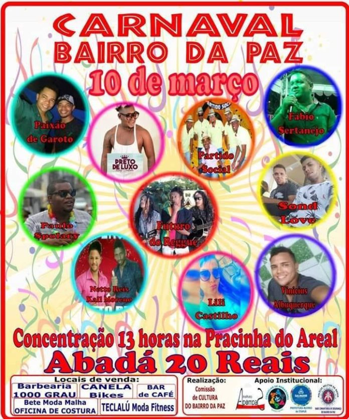 Carnaval bairro da paz dia 10 de Março 2019