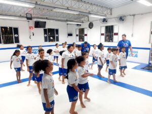 Projeto social de artes marciais na Rocinha