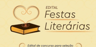 Edital Festas Literárias. (Imagem: Divulgação).